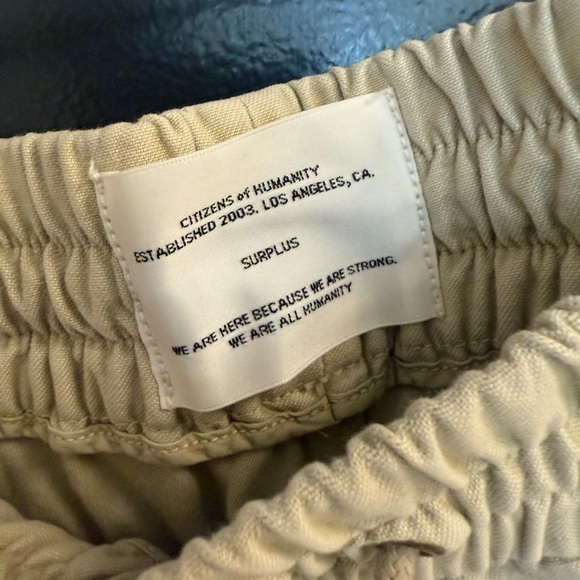 Men’s size 31 Citizens Of Humanity Beige Cargo Pants GUC - Picture 6 of 14
